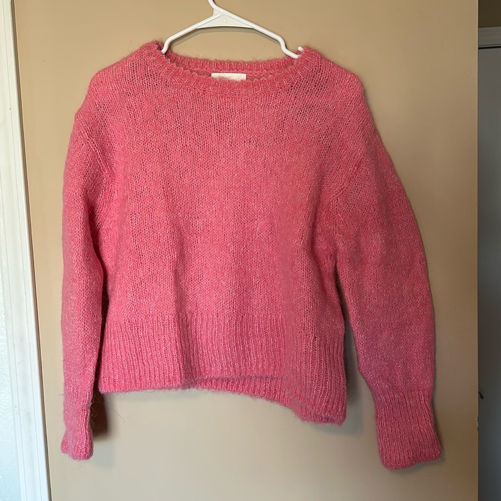 Pink Wool Sweater for Spring!